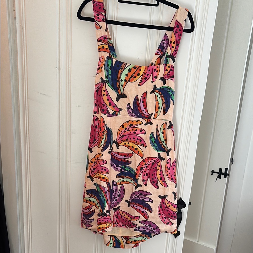 FARM Rio Tropical “Banana Brunch” Mini Dress